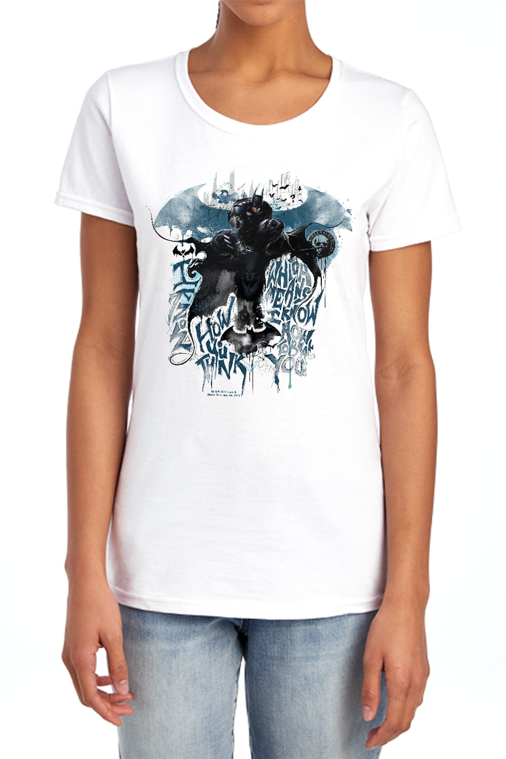 Batman Arkham Knight I Know Women's 18/1 Cotton Short-Sleeve T-Shirt