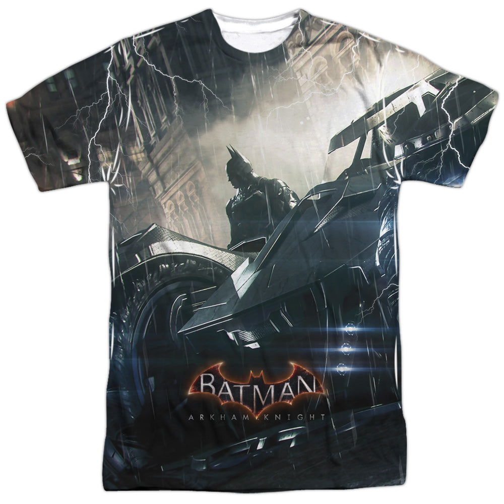 Batman Arkham Knight Into The Night Men's Regular Fit Polyester Short-Sleeve T-Shirt