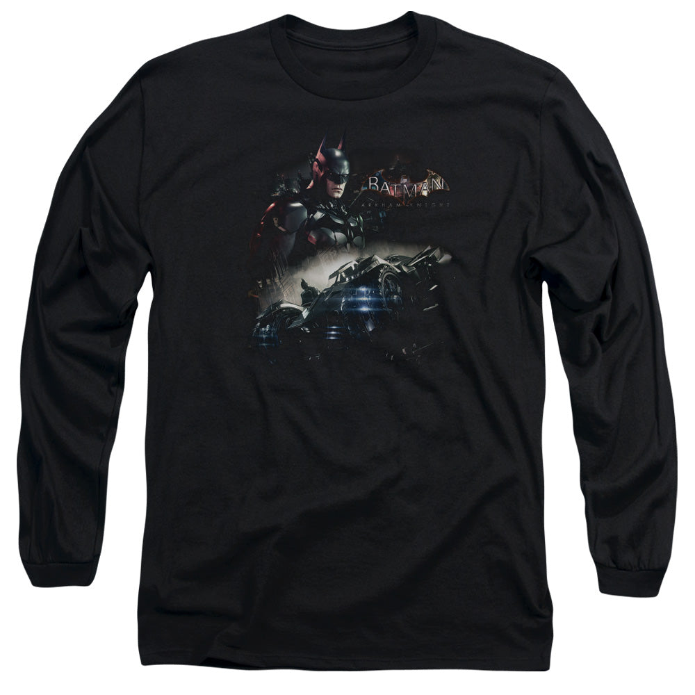 Batman Arkham Knight Knight Rider Men's 18/1 Cotton Long-Sleeve T-Shirt