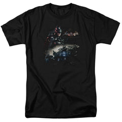 Batman Arkham Knight Knight Rider Men's 18/1 Cotton Short-Sleeve T-Shirt