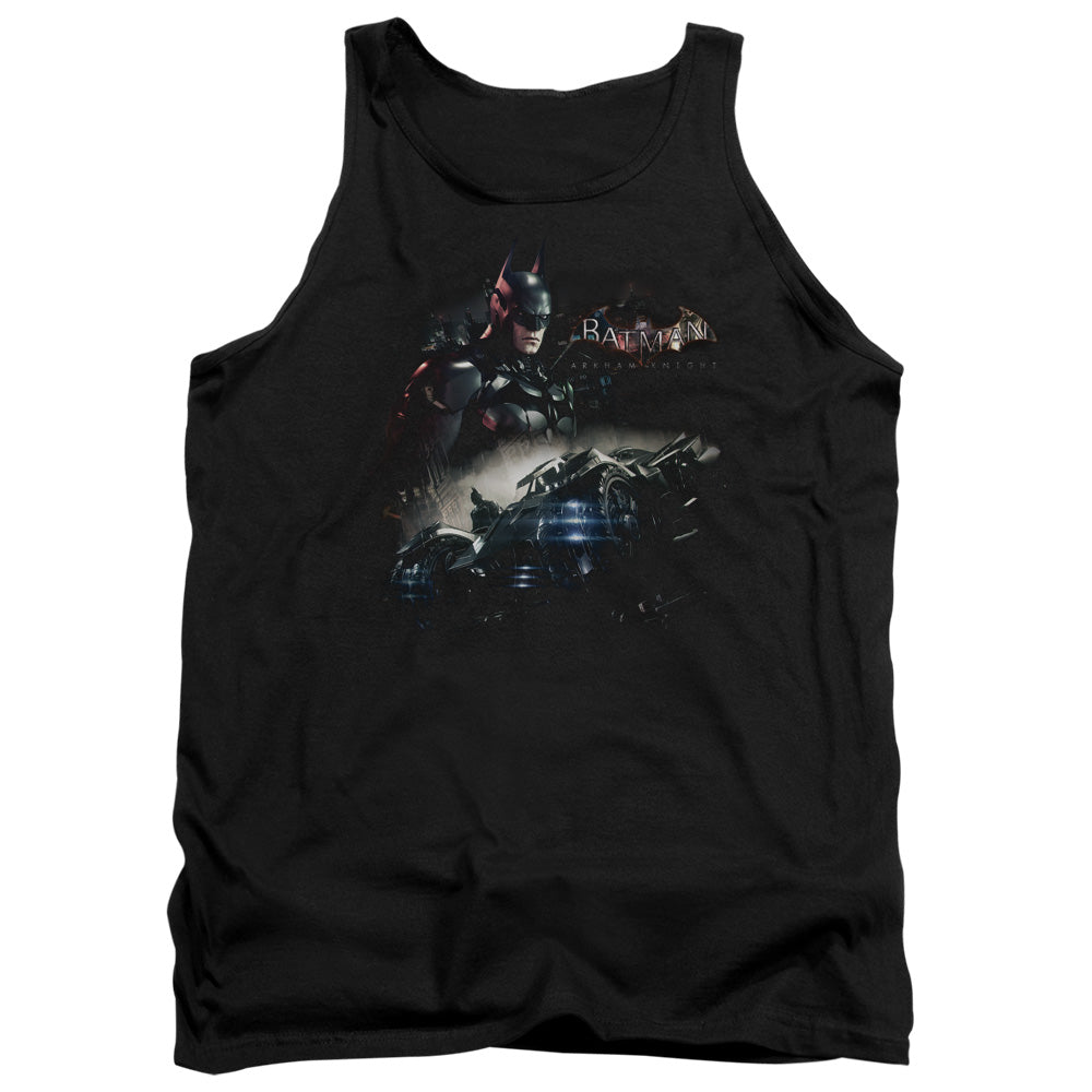 Batman Arkham Knight Knight Rider Men's 18/1 Cotton Tank Top