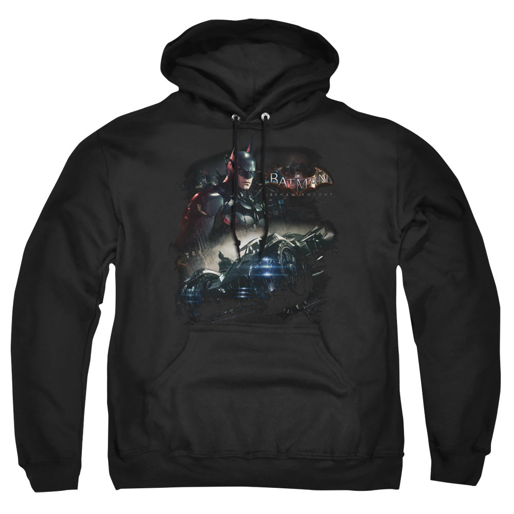 Batman Arkham Knight Knight Rider Men's Pull-Over 75 25 Poly Hoodie