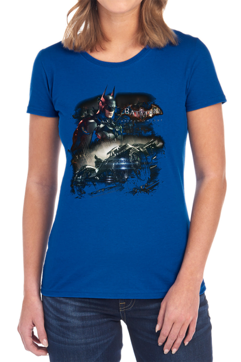 Batman Arkham Knight Knight Rider Women's 18/1 Cotton Short-Sleeve T-Shirt