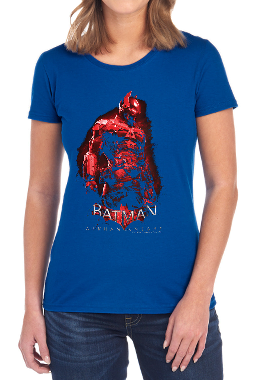 Batman Arkham Knight Knight Women's 18/1 Cotton Short-Sleeve T-Shirt