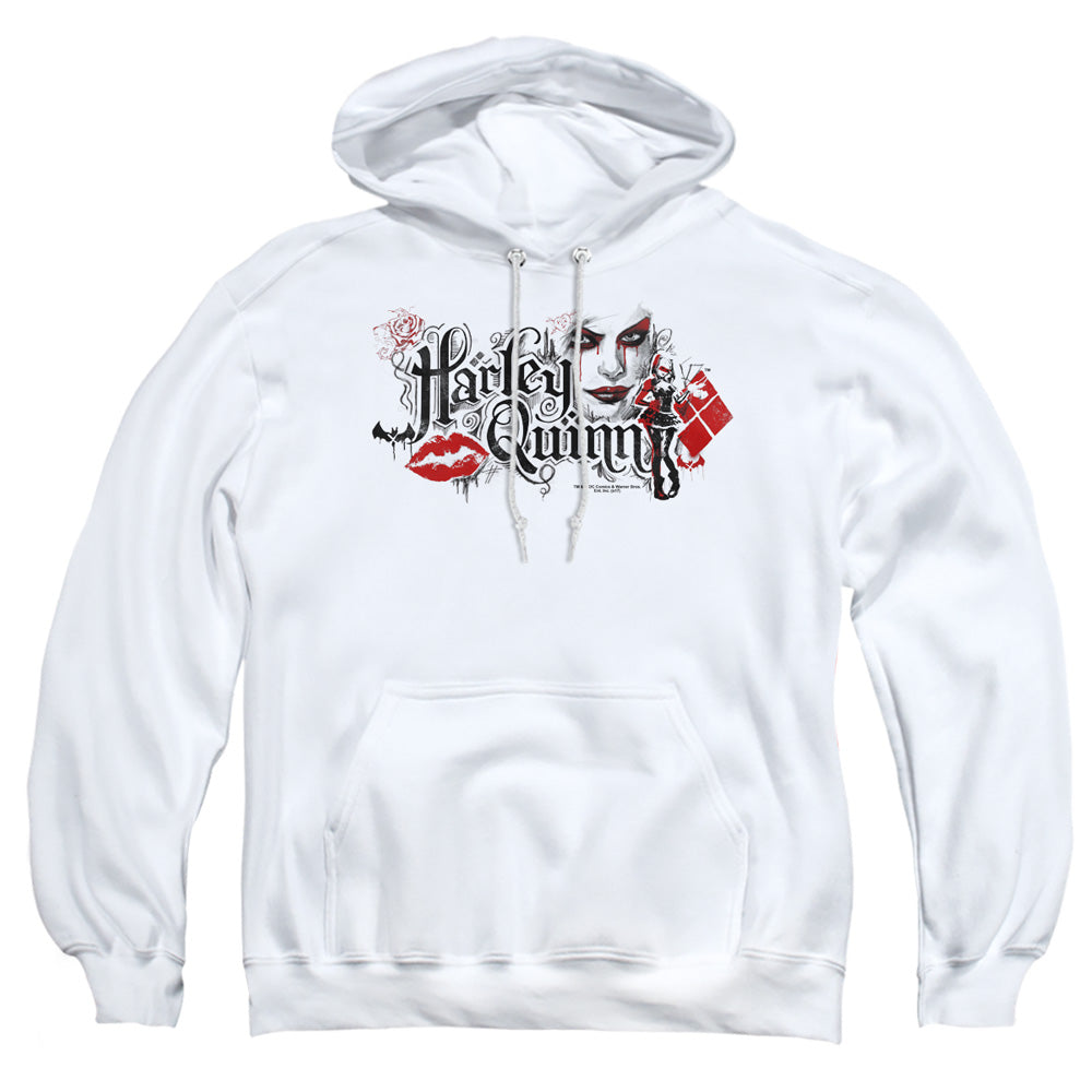 Batman Arkham Knight Lips Men's Pull-Over 75 25 Poly Hoodie