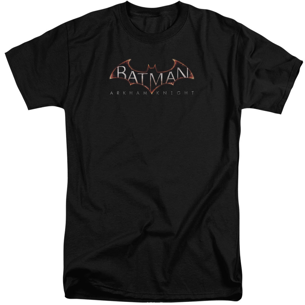 Batman Arkham Knight  Logo Men's 18/1 Tall Cotton Short-Sleeve T-Shirt