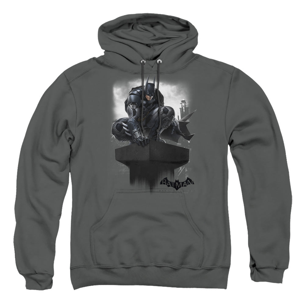 Batman Arkham Knight Perched Men's Pull-Over 75 25 Poly Hoodie