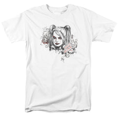 Batman Arkham Knight Sketchy Girl Men's 18/1 Cotton Short-Sleeve T-Shirt