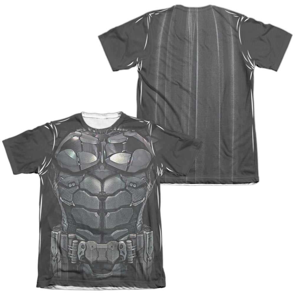 Batman Arkham Knight Uniform (Front/Back Print) Men's Regular Fit Poly Cotton Short-Sleeve T-Shirt