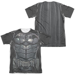 Batman Arkham Knight Uniform (Front/Back Print) Men's Regular Fit Poly Cotton Short-Sleeve T-Shirt