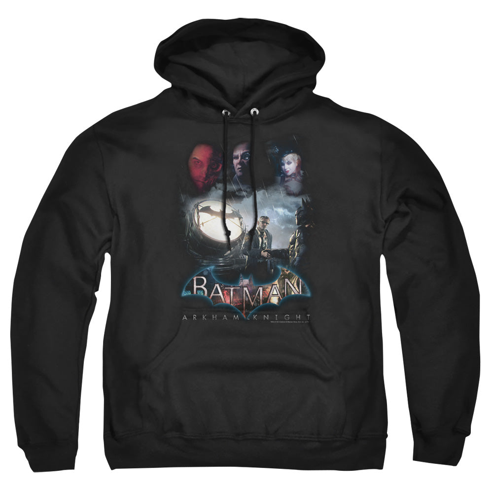 Batman Arkham Knight Villain Storm Men's Pull-Over 75 25 Poly Hoodie