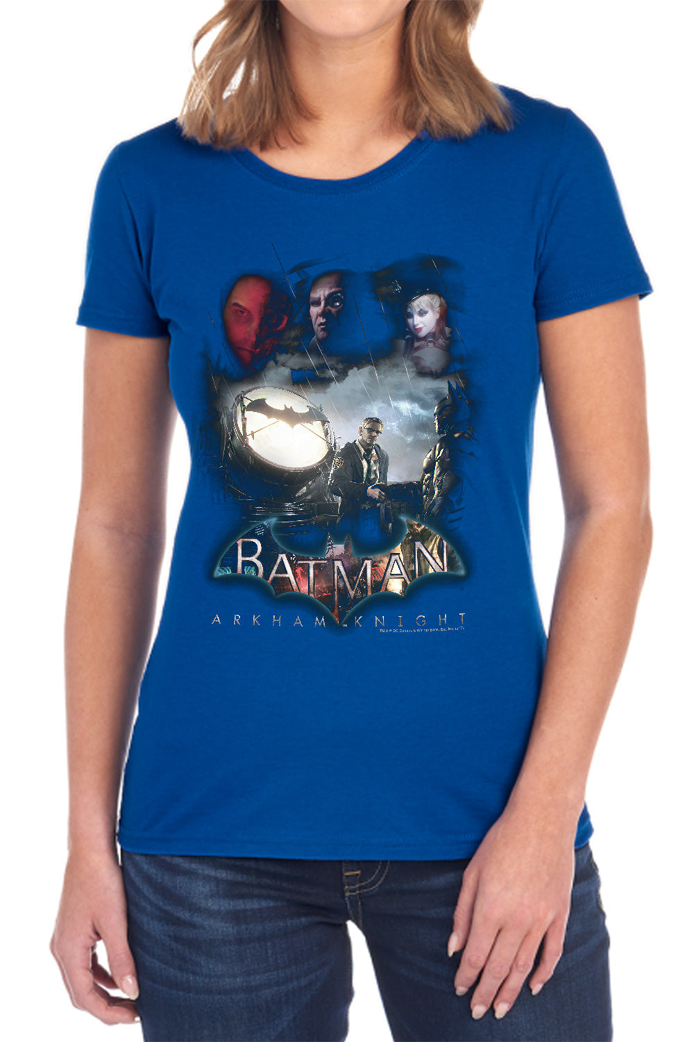 Batman Arkham Knight Villain Storm Women's 18/1 Cotton Short-Sleeve T-Shirt