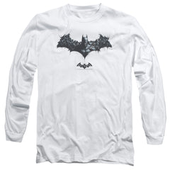 Batman Arkham Origins Bat Of Enemies Men's 18/1 Cotton Long-Sleeve T-Shirt