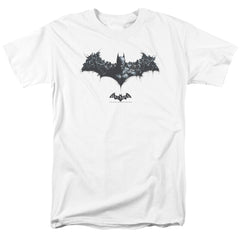 Batman Arkham Origins Bat Of Enemies Men's 18/1 Cotton Short-Sleeve T-Shirt