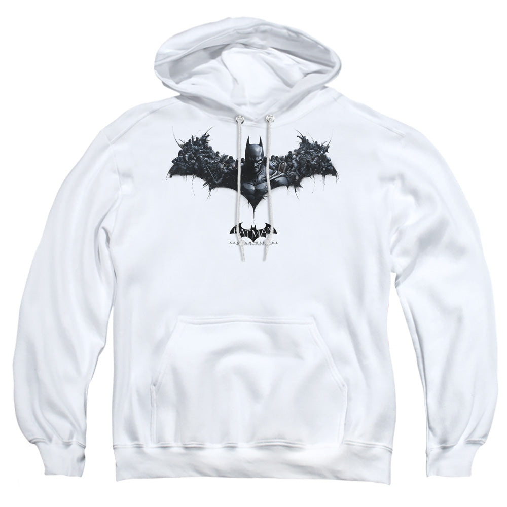 Batman Arkham Origins Bat Of Enemies Men's Pull-Over 75 25 Poly Hoodie