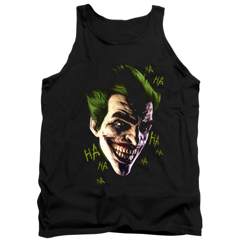 Batman Arkham Origins Joker Grim Men's 18/1 Cotton Tank Top