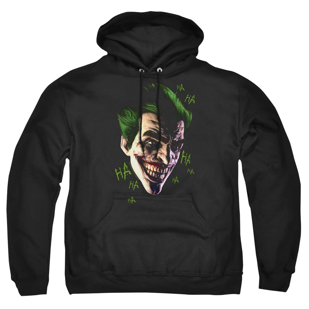 Batman Arkham Origins Joker Grim Men's Pull-Over 75 25 Poly Hoodie