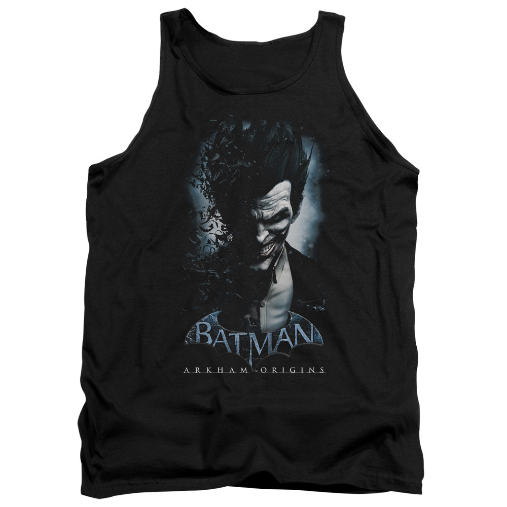 Batman Arkham Origins Joker Men's 18/1 Cotton Tank Top
