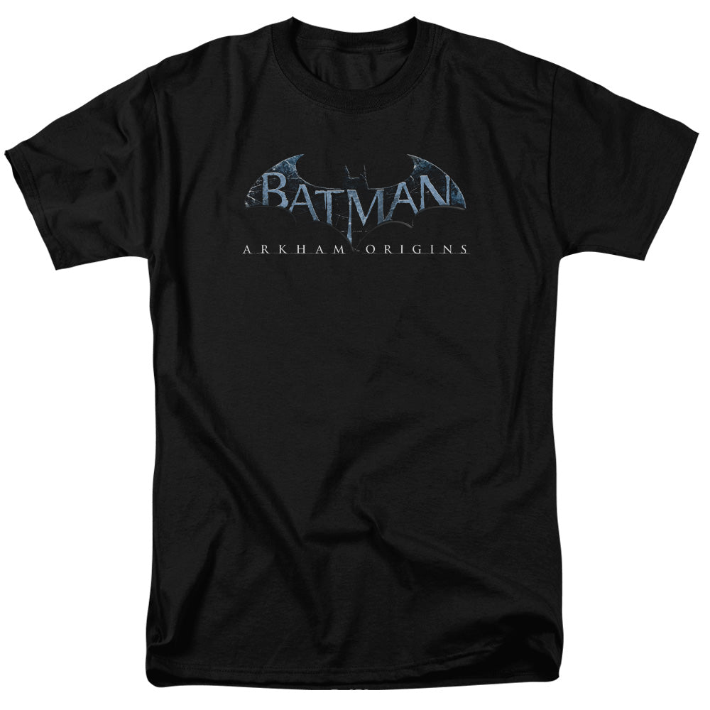 Batman Arkham Origins Logo Men's 18/1 Cotton Short-Sleeve T-Shirt