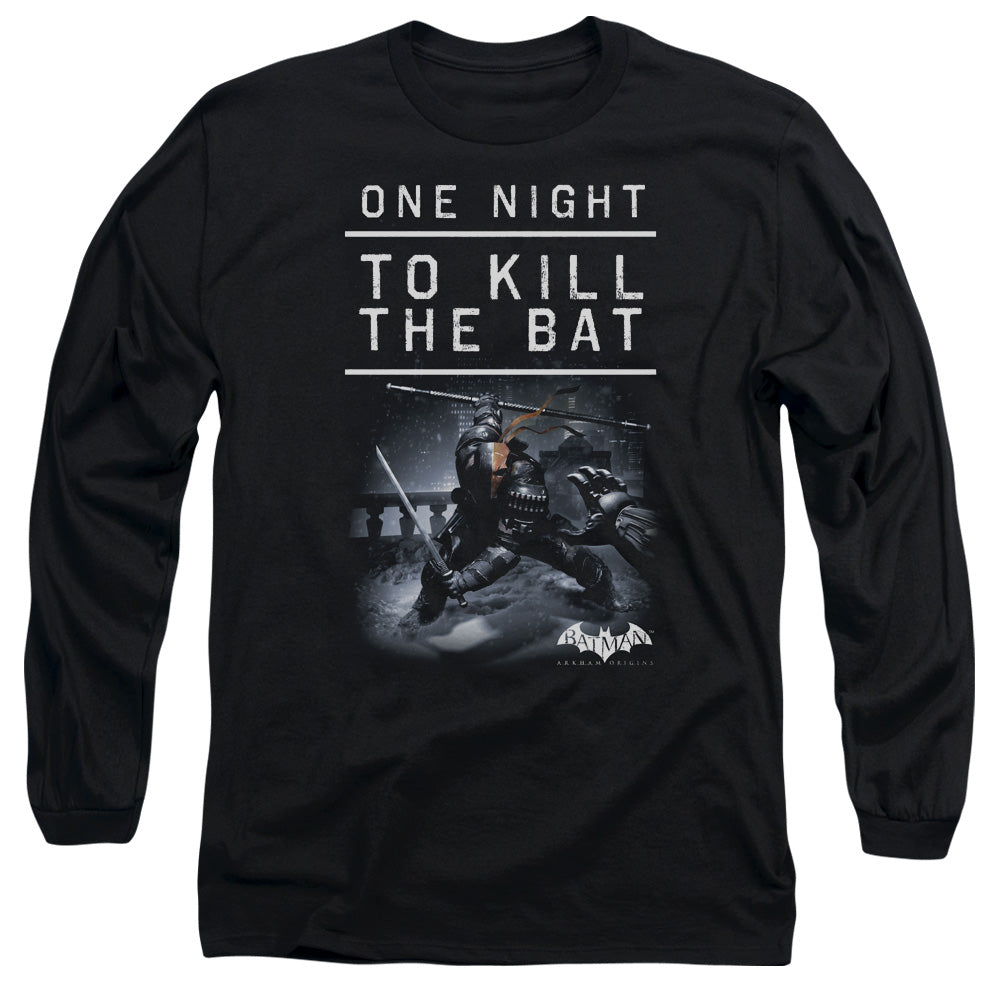Batman Arkham Origins One Night Men's 18/1 Cotton Long-Sleeve T-Shirt