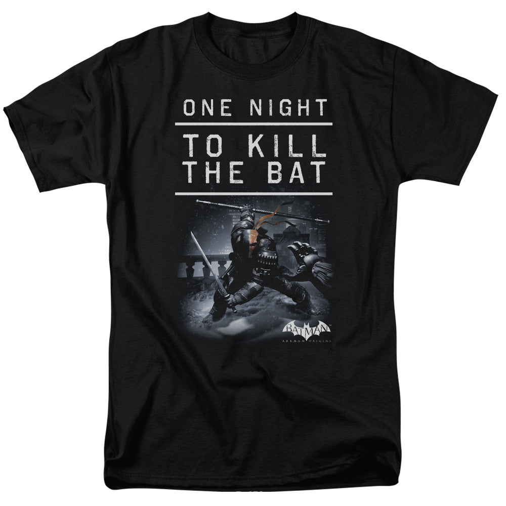 Batman Arkham Origins One Night Men's 18/1 Cotton Short-Sleeve T-Shirt