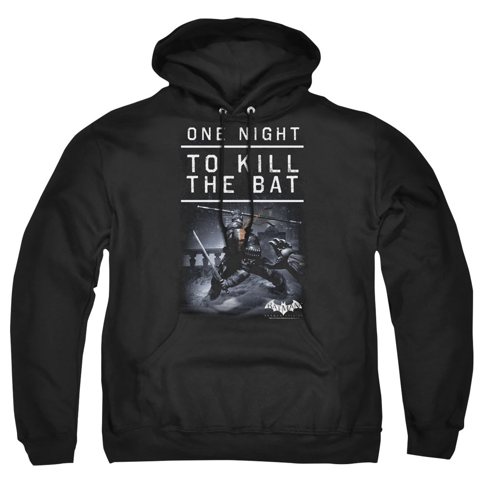Batman Arkham Origins One Night Men's Pull-Over 75 25 Poly Hoodie