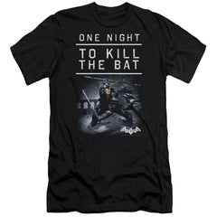 Batman Arkham Origins One Night Men's Ultra-Soft 30/1 Cotton Slim Short-Sleeve T-Shirt