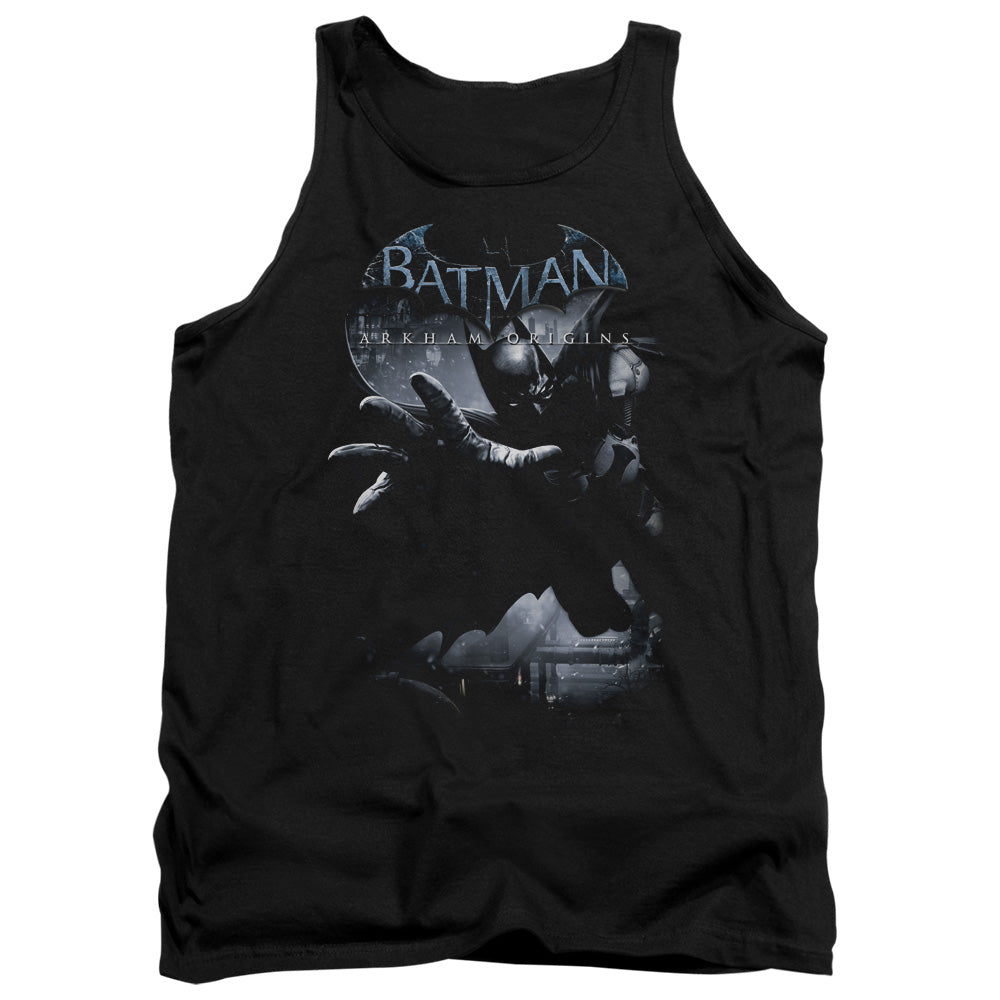 Batman Arkham Origins Out Of The Shadows Men's 18/1 Cotton Tank Top