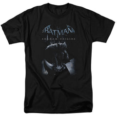 Batman Arkham Origins Perched Cat Men's 18/1 Cotton Short-Sleeve T-Shirt