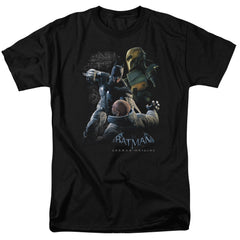 Batman Arkham Origins Punch Men's 18/1 Cotton Short-Sleeve T-Shirt