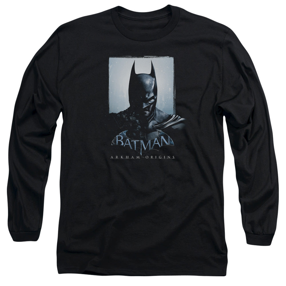 Batman Arkham Origins Two Sides Men's 18/1 Cotton Long-Sleeve T-Shirt