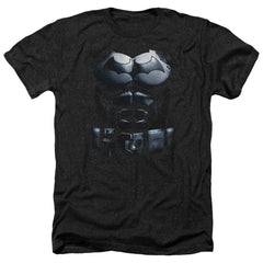 Batman Arkham Origins Uniform Men's 30/1 Heather 60 40 Poly Short-Sleeve T-Shirt