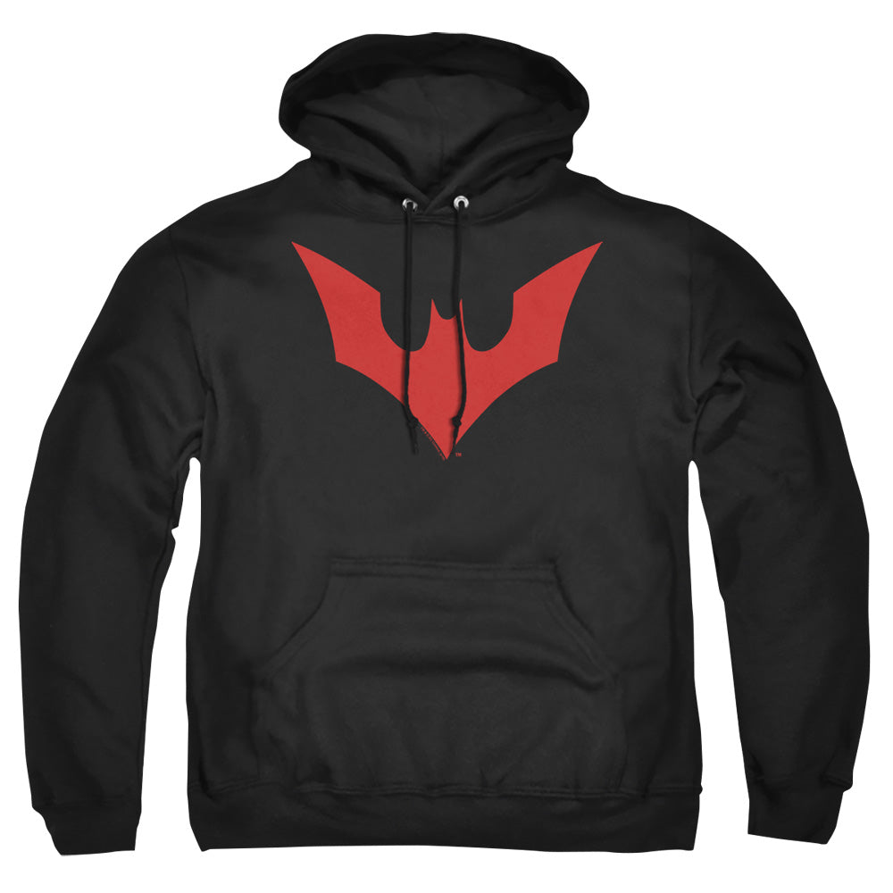Batman Beyond Beyond Bat Logo Men's Pull-Over 75 25 Poly Hoodie