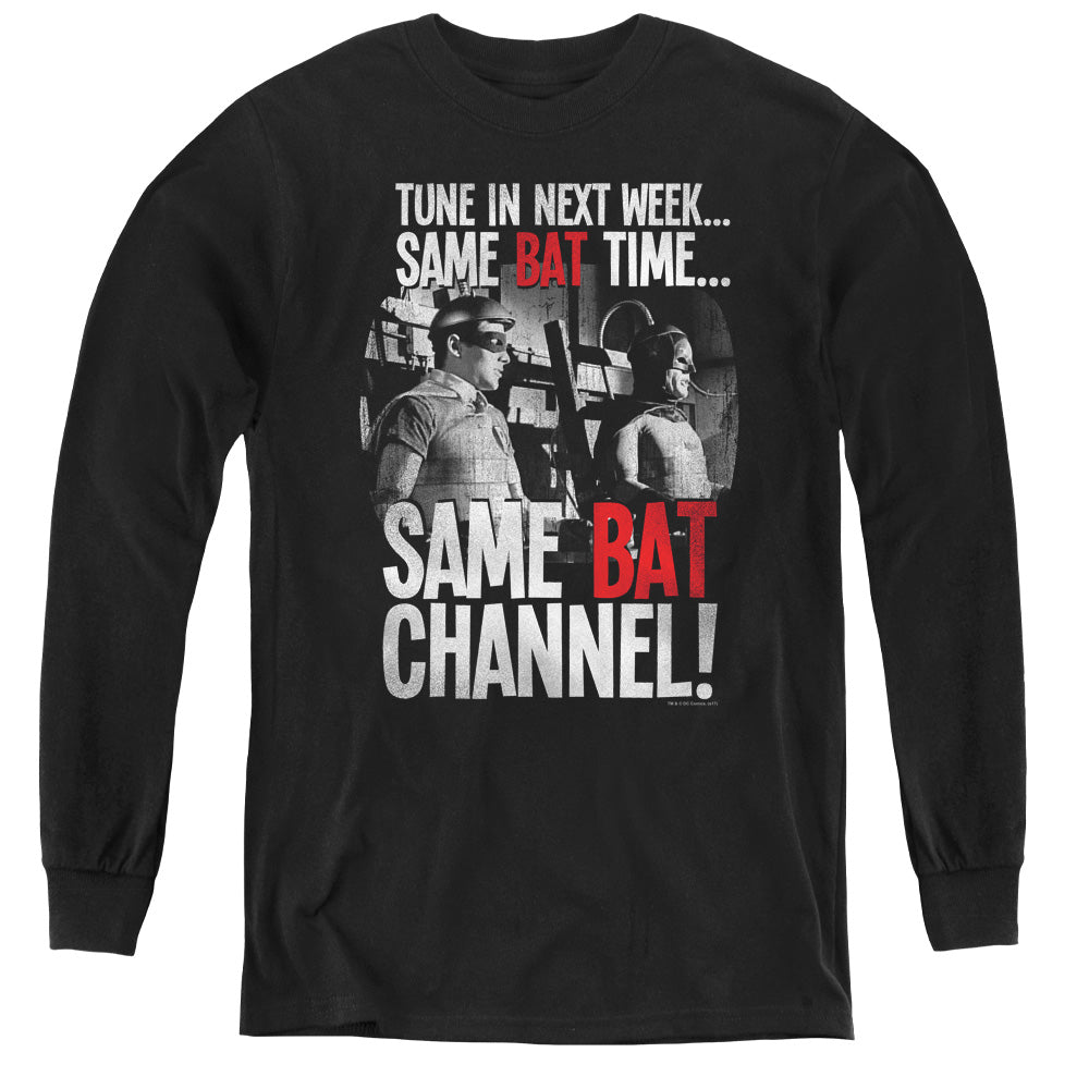 Batman Classic TV Series Bat Channel Youth Long-Sleeve T-Shirt