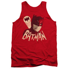 Batman Classic TV Series Bat Signal Men's 18/1 Cotton Tank Top