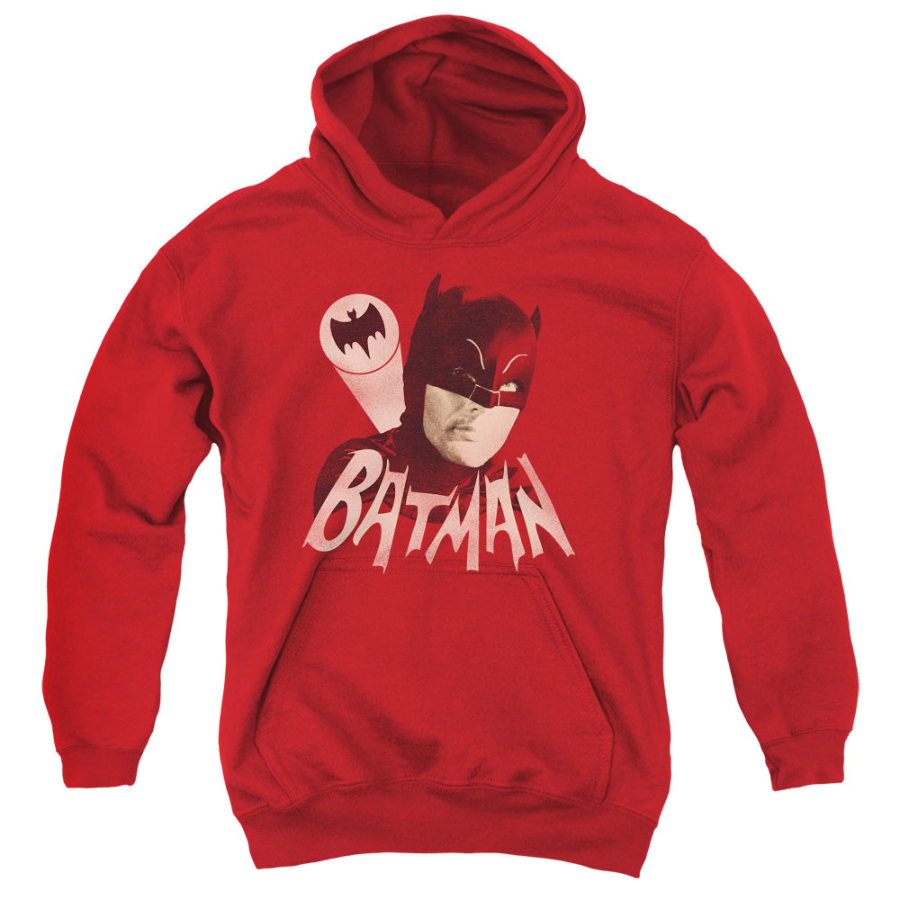 Batman Classic TV Series Bat Signal Youth Cotton Poly Pull-Over Hoodie