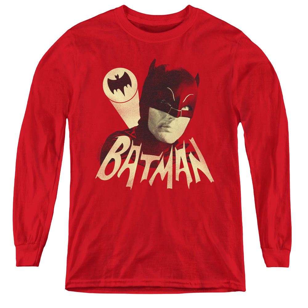Batman Classic TV Series Bat Signal Youth Long-Sleeve T-Shirt
