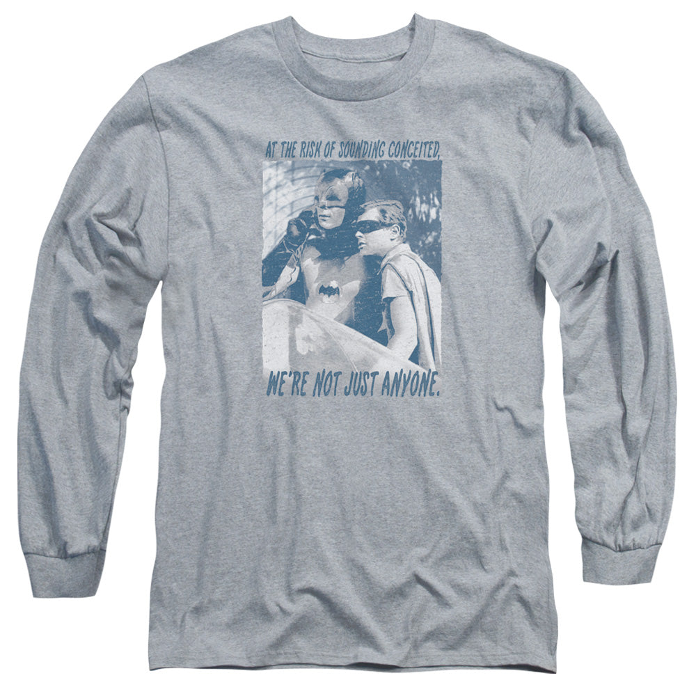 Batman Classic TV Series Boogie Nights Men's 18/1 Cotton Long-Sleeve T-Shirt