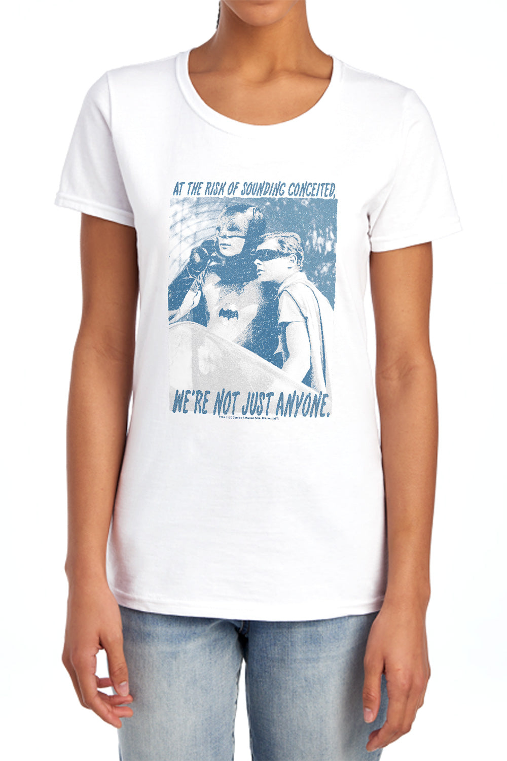 Batman Classic TV Series Boogie Nights Women's 18/1 Cotton Short-Sleeve T-Shirt