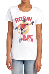 Batman Classic TV Series Boy Wonder Women's 18/1 Cotton Short-Sleeve T-Shirt
