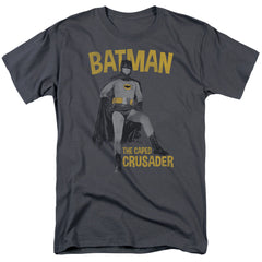 Batman Classic TV Series Caped Crusader Men's 18/1 Cotton Short-Sleeve T-Shirt