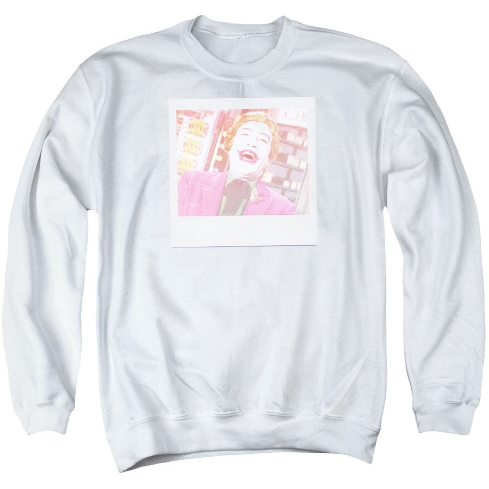 Batman Classic TV Series Captured Men's Crewneck 50 50 Poly Long-Sleeve T-Shirt