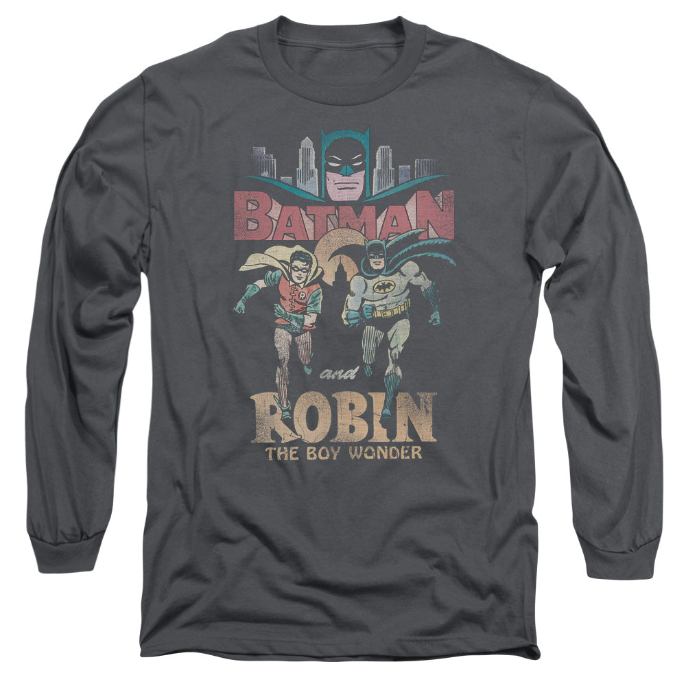 Batman Classic TV Series Classic Duo Men's 18/1 Cotton Long-Sleeve T-Shirt