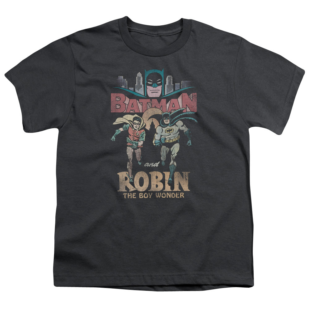 Batman Classic TV Series Classic Duo Youth 18/1 100% Cotton Short-Sleeve T-Shirt