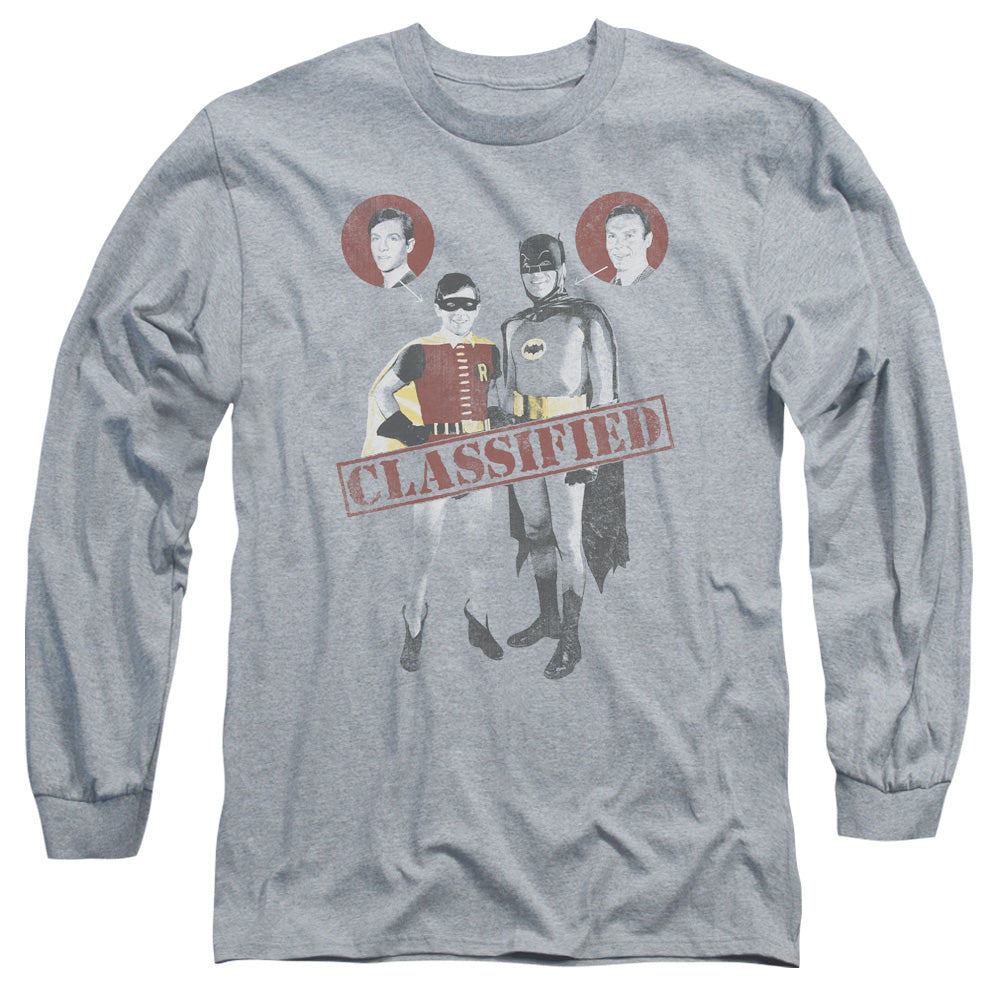 Batman Classic TV Series Classified Men's 18/1 Cotton Long-Sleeve T-Shirt