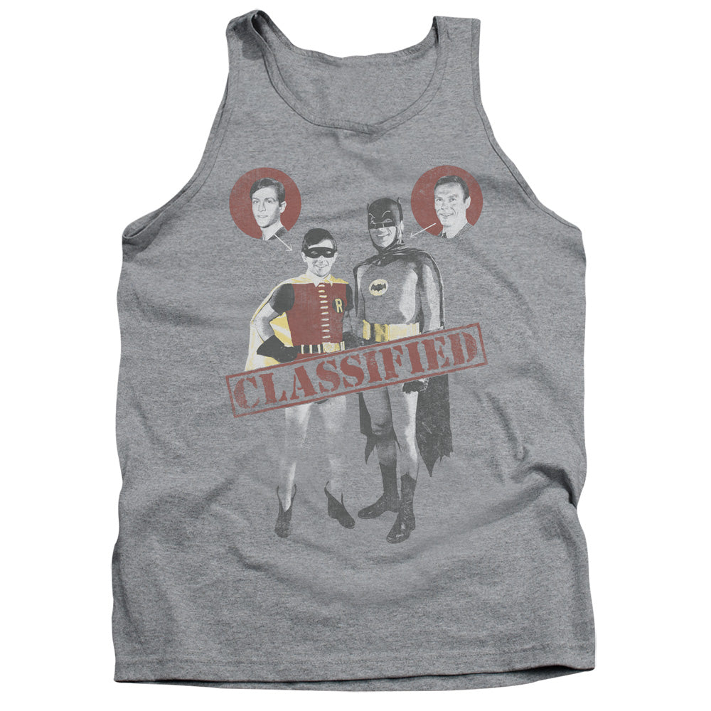 Batman Classic TV Series Classified Men's 18/1 Cotton Tank Top