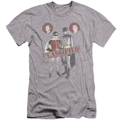 Batman Classic TV Series Classified Men's Ultra-Soft 30/1 Cotton Slim Short-Sleeve T-Shirt