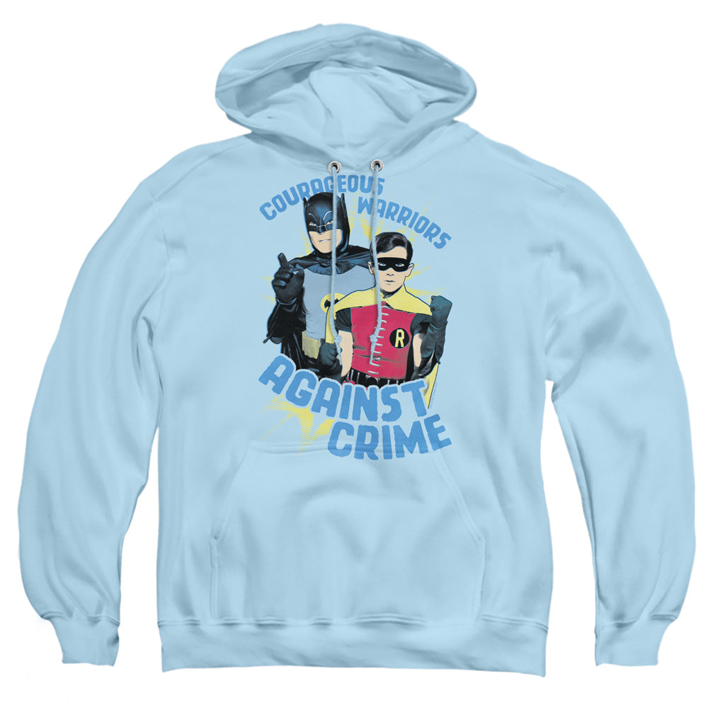 Batman Classic TV Series Courageous Warriors Men's Pull-Over 75 25 Poly Hoodie