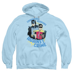 Batman Classic TV Series Courageous Warriors Men's Pull-Over 75 25 Poly Hoodie