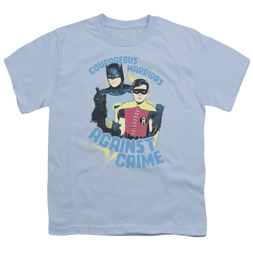 Batman Classic TV Series Courageous Warriors Youth 18/1 100% Cotton Short-Sleeve T-Shirt